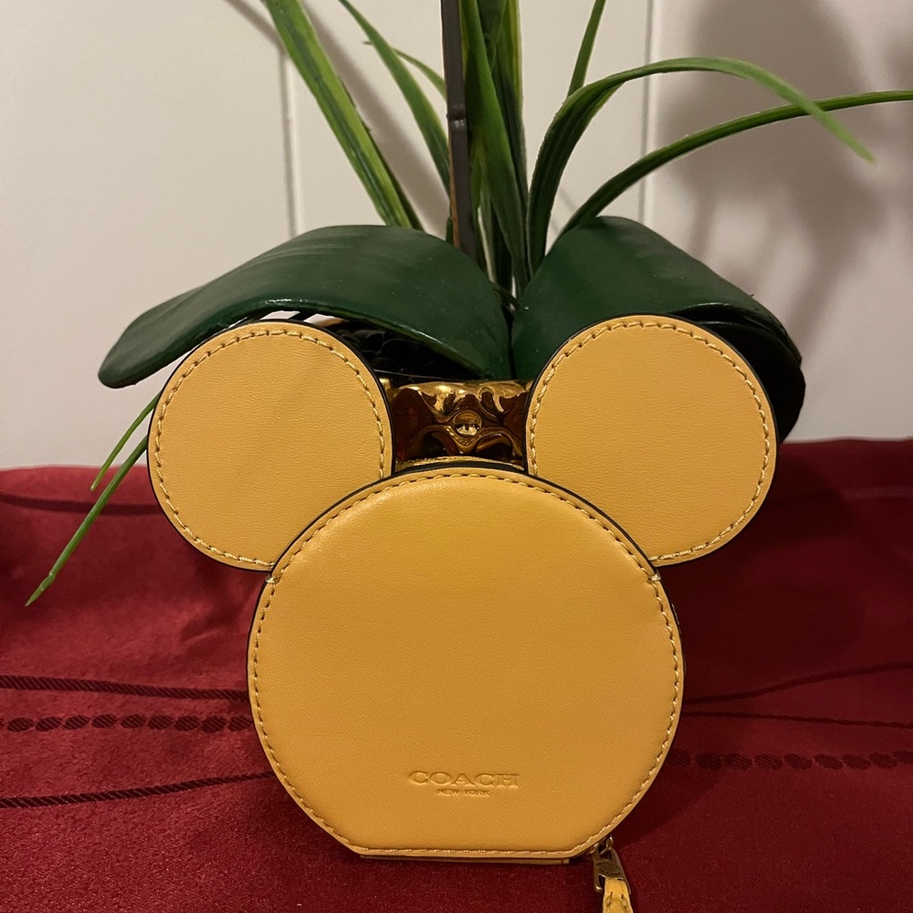 Disney X Coach Mickey Mouse Coin Case